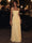 A Line/Princesses Evening Dresses Ruched Chiffon Spaghetti Straps Square Neck Floor-Length Criss Cross Straps Wedding Guest