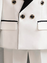 Boys Suit & Blazer Shirt & Pants Outfit Long Sleeve Set 3-7 Years 5 Roots Boy's Wedding Suit Sets