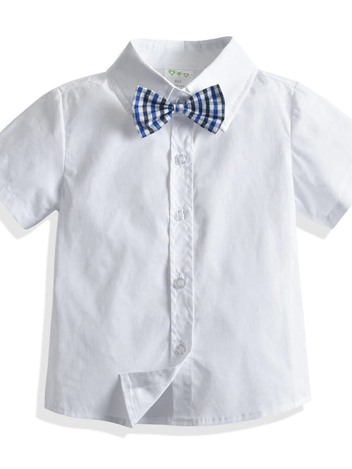 男童西服西装套，短袖夏季基础款，幼儿婚庆西服套装