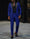 Dark Gray Men's Tailored Fit Single Breasted One-button 2 Pieces Prom Wedding Suits