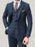 Brown Men's Party 3 Pieces Single Breasted Two-Buttons Wedding Daily Suits
