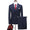 Men's Wedding Formal WorkWear Tailored Fit Double Breasted Six-buttons Party Evening Suits 2 Piece