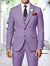 Men's Fashion Sage Single Breasted Two Buttons Party 3 Pieces Wedding Suits