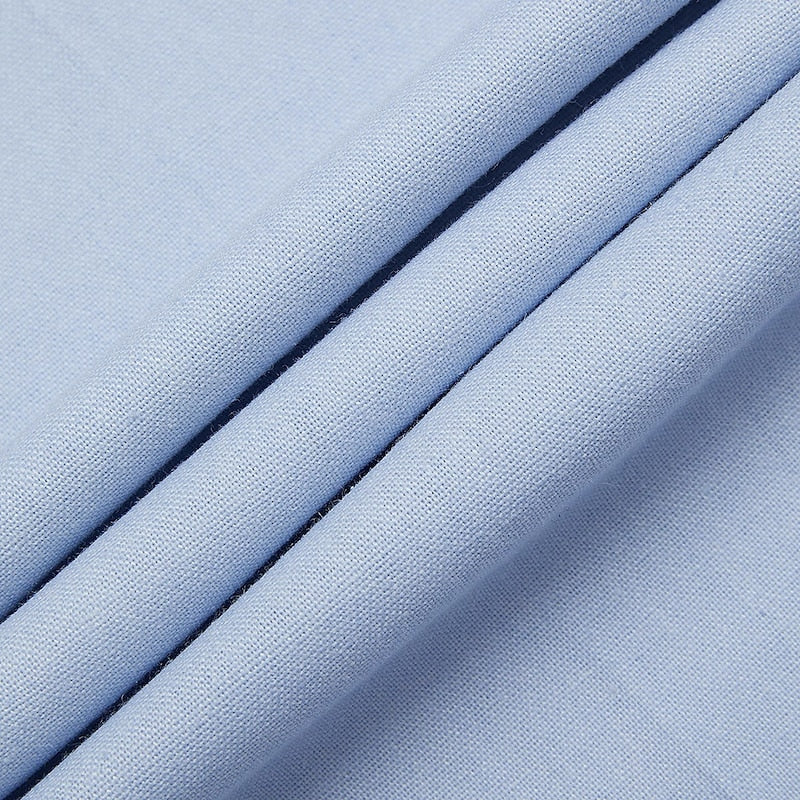 Sky Blue Men's Tailored Fit Single Breasted Two-Buttons Casual Beach Wedding Suits