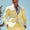Daffodil Men's Single Breasted One-Button Standard Fit Beach Wedding Party Business Suits