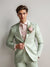Men's Tailored Fit Single Breasted Two-Buttons Fashionable Solid Colored Beach Wedding Prom Party Suits