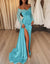 Sheath/Column Evening  Gowns Off-the-Shoulder Floor-length Long Prom Dresses With Split Side & Sequins