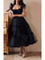 A-Line/Princess Cocktail Dress Tiered Spaghetti Straps Long Wedding Guest Dresses
