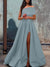 A-Line/Princess One-Shoulder Floor-length Evening Dresses