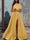 A-Line/Princess One-Shoulder Floor-length Evening Dresses
