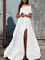 A-Line/Princess One-Shoulder Floor-length Evening Dresses