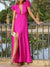 A-Line/Princess V-Neck Floor-length Evening Dresses