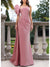 Sheath/Column One-Shoulder Floor-length Evening Dresses
