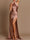Sheath/Column Halter Floor-length Evening Dresses