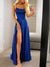 A-Line/Princess Spaghetti Straps Floor-length Long Evening Dresses
