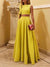 A-Line/Princess Scoop Floor-Length Evening Dresses