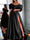 A-Line/Princess Off-the-Shoulder Floor-length Evening Dresses