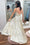 A字型/公主式长款舞会礼服 金属缎面派对礼服 细肩带 无袖 落地式 高开衩