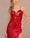 Sheath/Column Spaghetti Straps Sleeveless Floor-Length Long Prom Dresses with Split Side Sequins