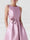 A-Line/Princess Boat Neck Sleeveless Floor-Length Evening Dresses with Pocket
