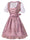 A-Line/Princess Jewel Neck Half Sleeves Knee-Length Vintage Dress with Bowknot