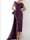 Sheath/Column  One Shoulder Sleeveless Sweep/Brush Train Evening Gown Elegant Dress Formal Satin with Feather Bow(s)