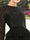 A-Line Cocktail Dress Formal Jewel Neck Long Sleeve Tea Length Mother of the Bride Dresses with Sequin Tiered