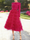 A-Line Cocktail Dress Formal Jewel Neck Long Sleeve Tea Length Mother of the Bride Dresses with Sequin Tiered