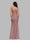 Mermaid/Trumpet V-Neck Sleeveless Floor-Length Party Cocktail Dress with Sequins