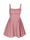 A Line/Princess Square Neck Sleeveless Short/Mini Party Dance Cocktail Homecoming Dress with Bowknot