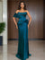 Sheath/Column Ankle Length Long Sleeve V Neck Evening Prom Chiffon with Ruched Ruffles