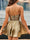 A-Line/Princess Spaghetti Straps Sleeveless Short/Mini Party Dance Cocktail Homecoming Dress with Pleated