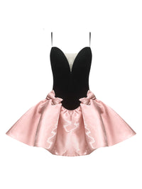 A-Line/Princess Spaghetti Straps Sleeveless Sweet Mini/Short Cocktail Dresses with Bow