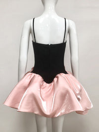 A-Line/Princess Spaghetti Straps Sleeveless Sweet Mini/Short Cocktail Dresses with Bow