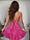 A-Line/Princess Strapless Sleeveless Short/Mini Homecoming Dresses with Beaded and Ruffles