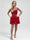 A-Line/Princess Strapless Sleeveless Short/Mini Homecoming Dresses with Beaded and Ruffles