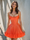 A-Line/Princess Spaghetti Straps Sleeveless Short/Mini Party Dance Cocktail Homecoming Dress with Beaded