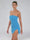 Sheath/Column Strapless Ruched Sleeveless Short/Mini Homecoming Dresses with Side Slit