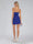 Sheath/Column Sexy Strapless Ruched Sleeveless Short/Mini Homecoming Dresses with Side Slit