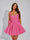 A-Line Christmas Party Dress Square Neck Sequin Short Homecoming Dresses with Bow