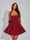 A-Line Christmas Party Dress Square Neck Sequin Short Homecoming Dresses with Bow