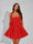 A-Line Christmas Party Dress Square Neck Sequin Short Homecoming Dresses with Bow