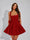 A-Line Christmas Party Dress Square Neck Sequin Short Homecoming Dresses with Bow