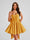 A-Line Square Neck Pleated Short Homecoming Dresses with Bow