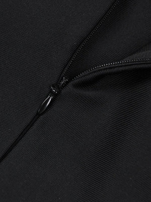 Sheath/Column Scoop Short/Mini Sleeveless Cocktail Dress with Rhinestone & Flower