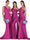 Mermaid/Trumpet Satin One-Shoulder Sleeveless Floor-Length Bridesmaid Dresses