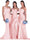 Mermaid/Trumpet Satin One-Shoulder Sleeveless Floor-Length Bridesmaid Dresses