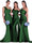Mermaid/Trumpet Satin One-Shoulder Sleeveless Floor-Length Bridesmaid Dresses