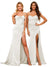 Mermaid/Trumpet Satin Square Neck Sleeveless Floor-Length Bridesmaid Dresses