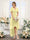 A字型/公主式V领短袖雪纺伴娘礼服，带褶皱，不对称下摆